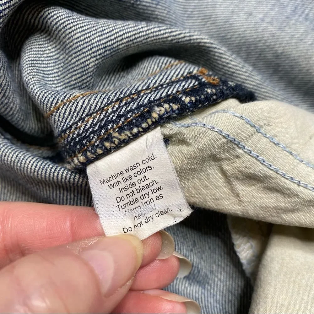 J Crew Denim Mini Skirt Side Buttons Pockets Side Zip Blue Sz 8